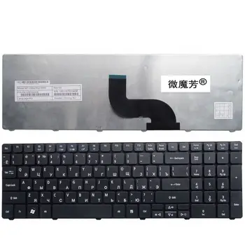 Rusă Tastatura pentru Acer PK130C94A00 NSK-AUB0R PK130C91104 V104702AS3 MP-09B23SU-6983 PK130C91100 RU Laptop Negru