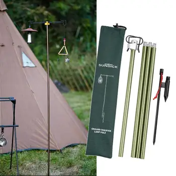 Detasabila Felinar Camping Stand Reglabil Drumeții În Aer Liber Lumina Rack