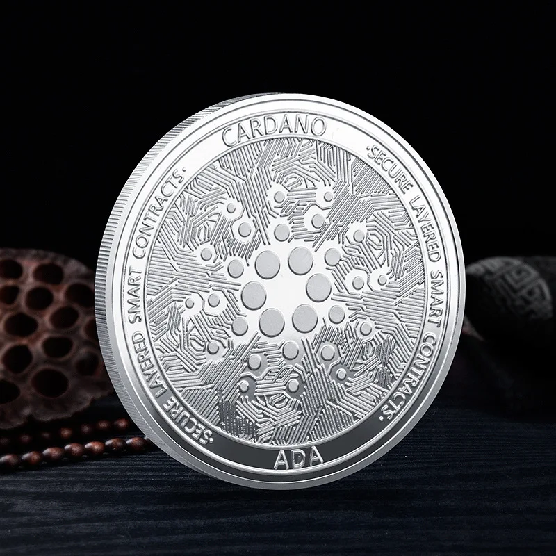 Cardano Crypto Monede De Aur, Argint Cryptocurrency Colectie De Monede În Codul Colecție De Artă Fizice Cadou Comemorative Imagine 5