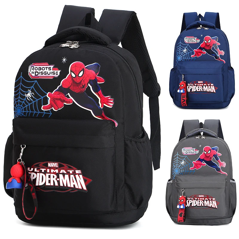 Disney Spiderman Mare Capacitate Ghiozdan Copii De Înaltă Calitate Nailon Dublu Umăr De Călătorie De Desene Animate Drăguț Sac ~ - Infocurs.ro