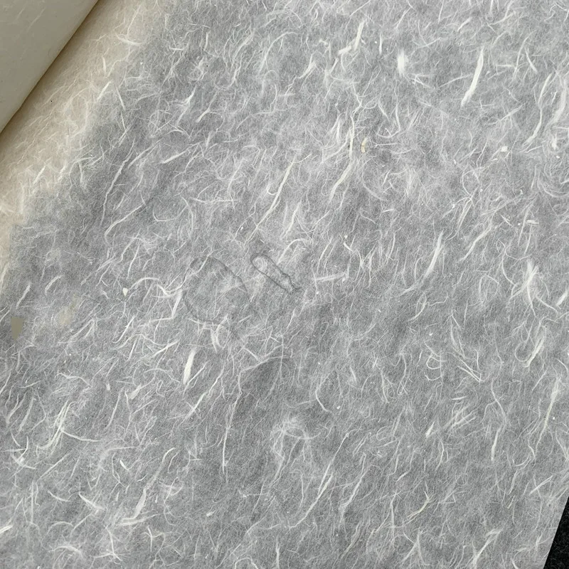 Chineză Dud Hârtie de Orez, Fibre Lungi Coapte Xuan Hârtie 10sheets Jumătate Coapte Caligrafie Peisaj Meticulos Pictura Hârtie de Orez Imagine 4