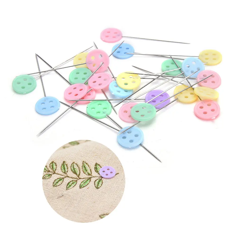 100buc Mozaic Ace de Pin Localizarea Plat Ace Cu Floare Papion Buton Forma de Cap de Îmbrăcăminte en-Gros de Accesorii de Cusut Imagine 3