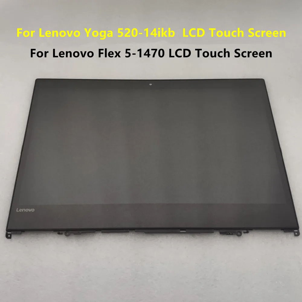 Laptop Display LCD Touch Screen FHD 30 Pin 5D10N45602 Flex 5-1470 Yoga 520 14IKB Ecran Pentru Lenovo Yoga 520 Ecran Imagine 5