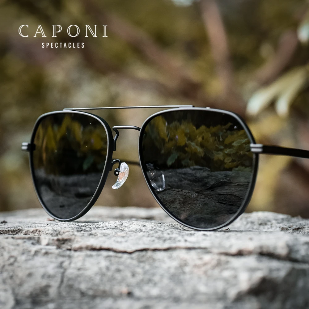 CAPONI Miopie Polarizat ochelari de Soare Cu Grad de de Înaltă Calitate ochelari de Anti Raze pentru Ochelari De Vedere CP21017 ~ Bărbați ochelari - Infocurs.ro
