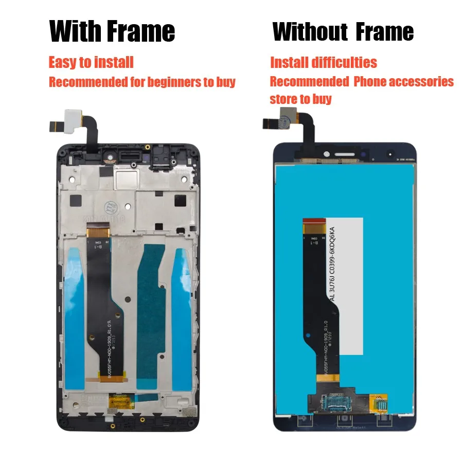 PINZHENG AAAA LCD de Calitate Pentru Xiaomi Redmi Notă 4X Ecran Globa Versiunea Snapdragon 625 de Înlocuire LCD Pentru Redmi Note 4 Imagine 2