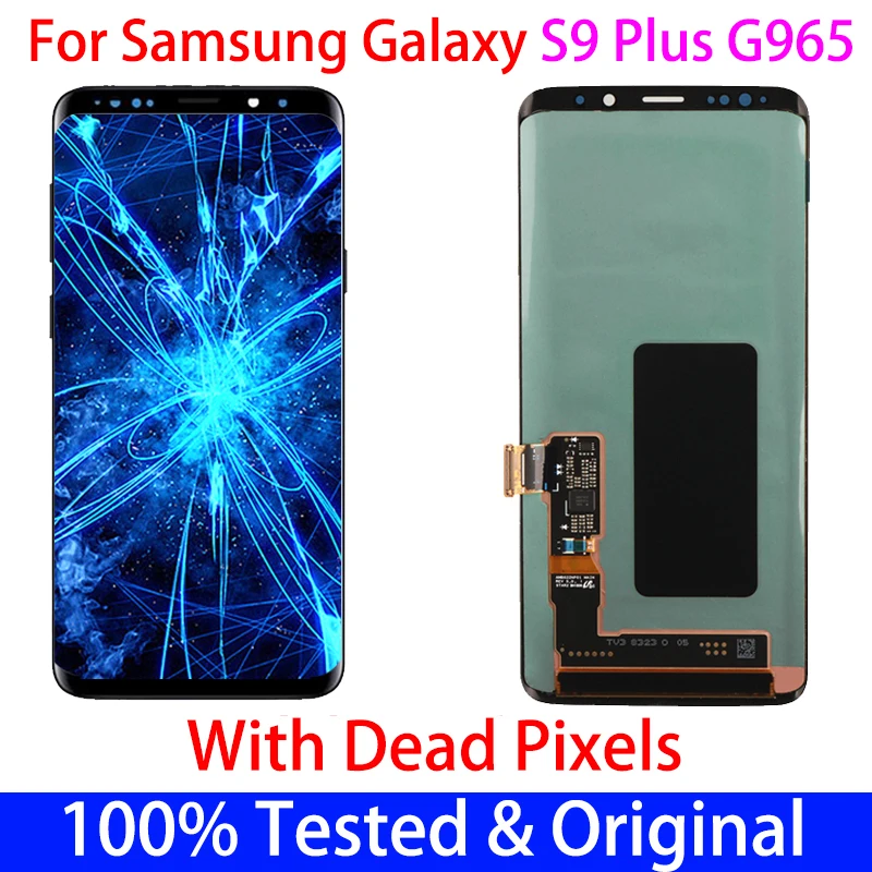 Original AMOLED Display pentru SAMSUNG Galaxy S9 Plus Display LCD G965 Display S9Plus G965F G965FD Touch Ecran Cu Pixeli Morti Imagine 4