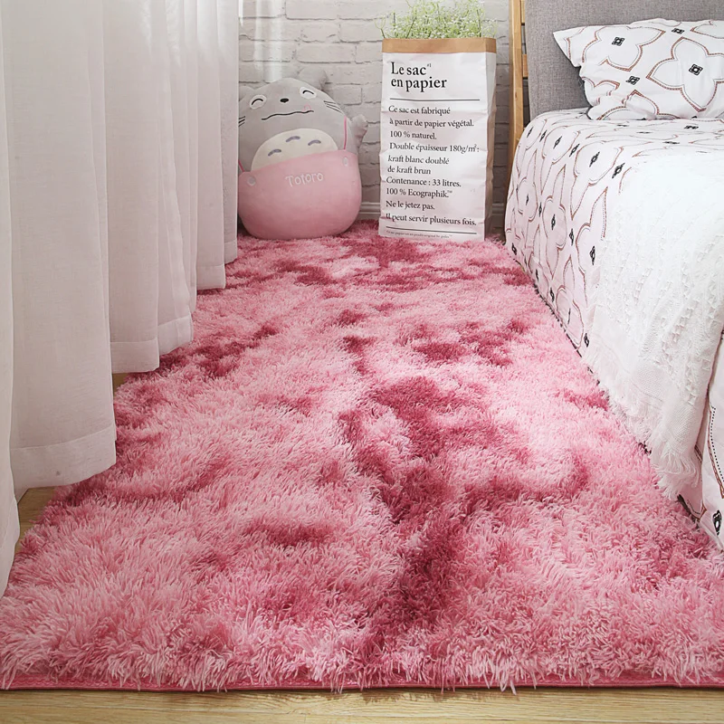 Covor camera de zi dormitor noptieră mat simplu și modern gri de uz casnic podea covor moale de piele-friendly multi-zona de utilizare pătură alfombra Imagine 2