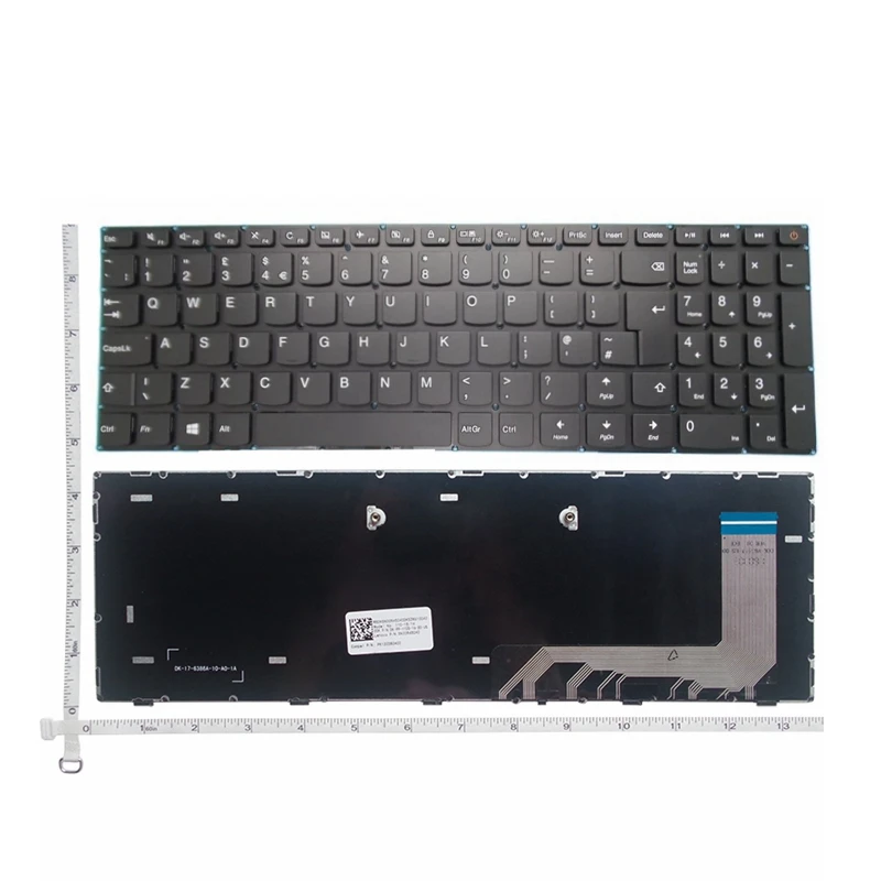 Marea BRITANIE engleză Tastatura Laptop Pentru Lenovo IdeaPad 110-15ISK 110-17ACL 110-17IKB V110-17ISK 110-15 110-15AST 110-15IAP 110-15IKB Imagine 0