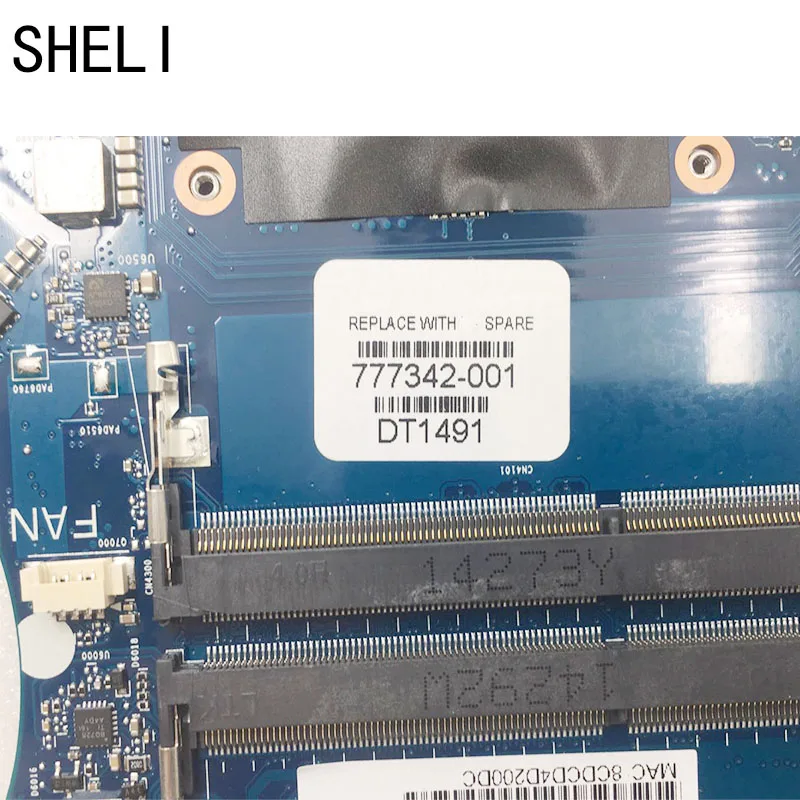 SHELI 777342-001 777342-601 777342-501 pentru HP 355 G2 laptop placa de baza A8-6410 laptop Placa de baza testat de lucru Imagine 0