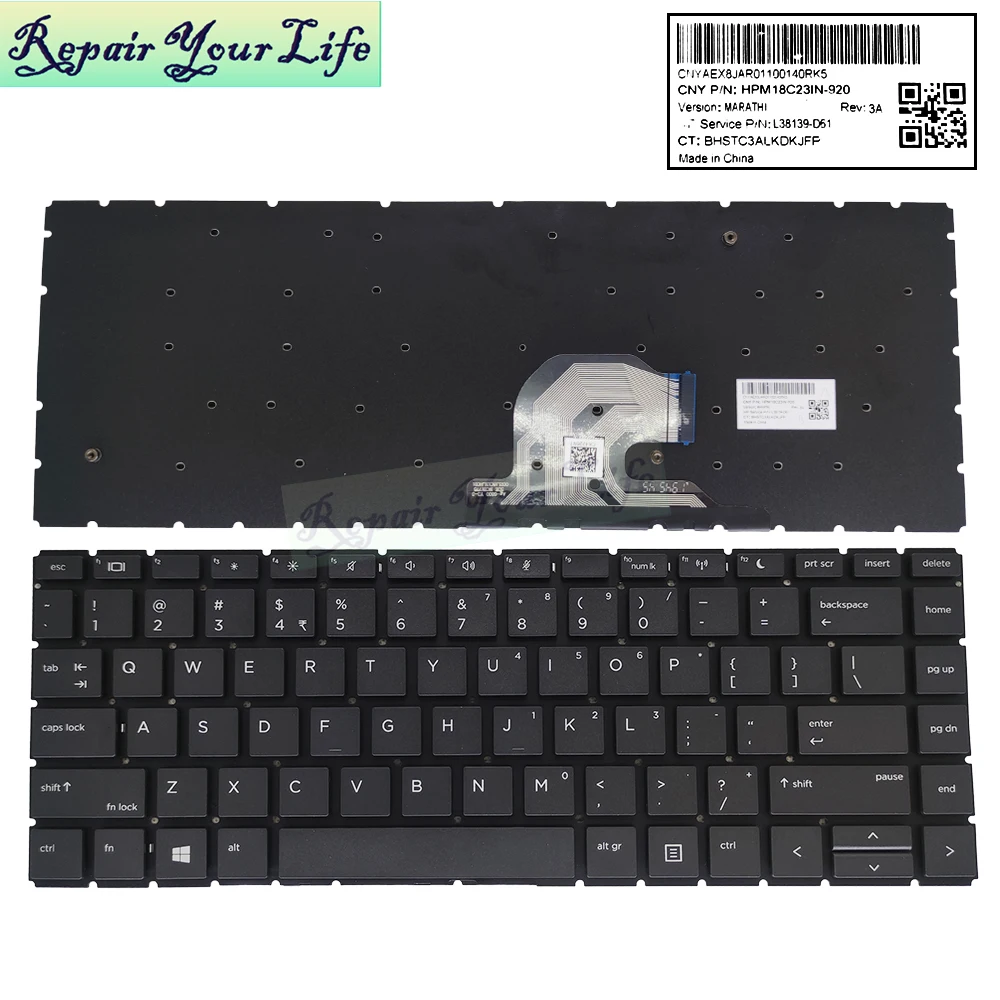 L38139-D61 UA RU engleză Inlocuire tastaturi pc-ul pentru HP Probook 440 G6 445 G6 NE qwerty laptop tastatura originala Noua Imagine 2