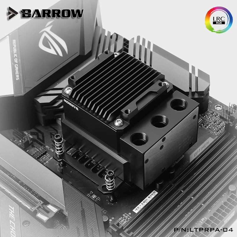 Barrow POM CPU Bloc de răcire cu Apă în Rezervorul Pompei de 17W PWM pentru INTEL/AMD/X99/X299 integrat pompă și rezervor LTPRP-04 Imagine 1