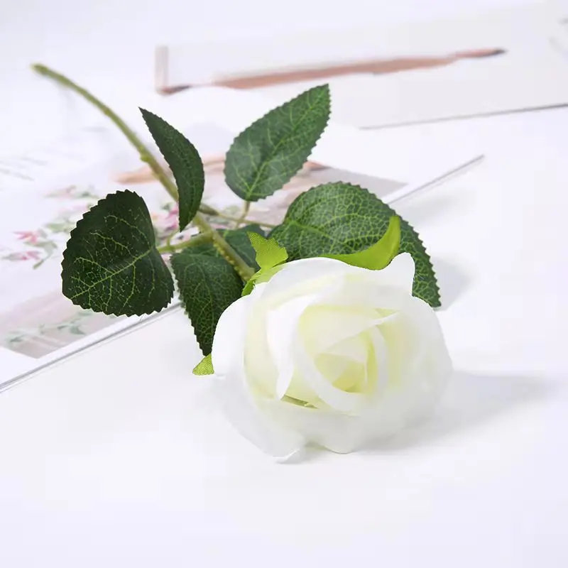 Artificiale de Trandafir Buchet de Nunta de Ziua indragostitilor Rose Hotel Decor Flori Artificiale Imagine 0