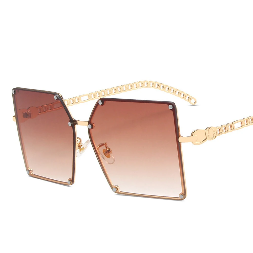 MUSELIFE Supradimensionate Pătrat Ochelari de Soare Doamnelor 2022 Nou de Lux Pearl ochelari de Soare pentru Femei Brand Designer Moda Nuante Mare Pătrat ~ Femei ochelari - Infocurs.ro