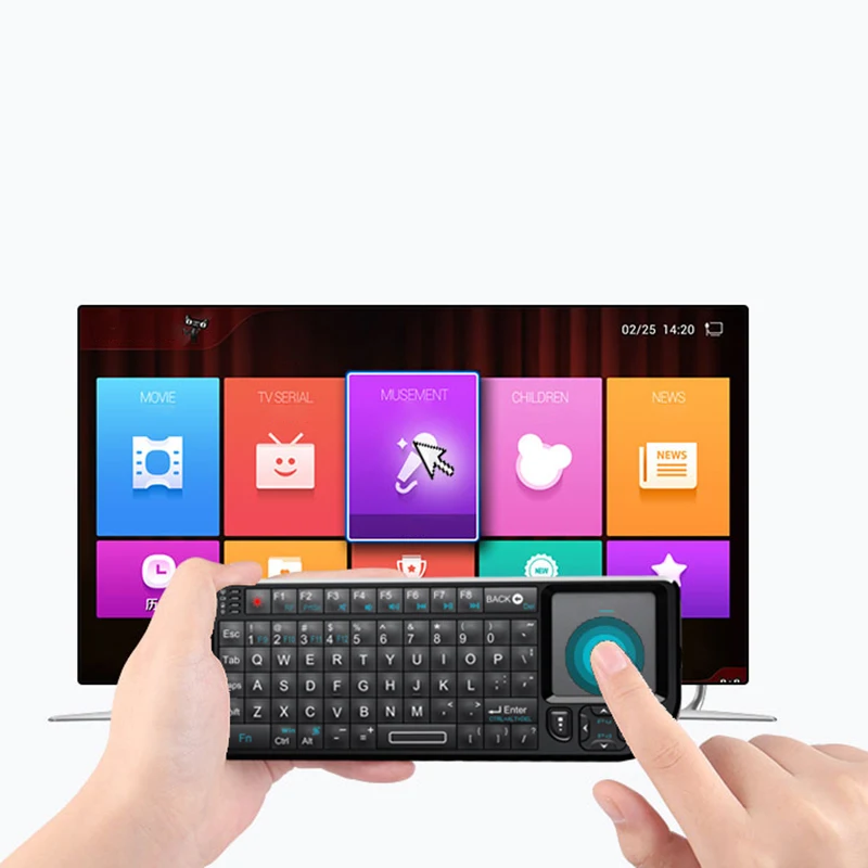 Counsel implicit Europe Noul Mini 2.4 G Wireless Keyboard Original Touchpad Iluminare din spate  Pentru Smart TV Pentru Samsung LG Lg Android Tv Box PC, Laptop HTPC ~ Mouse  și tastaturi - Infocurs.ro