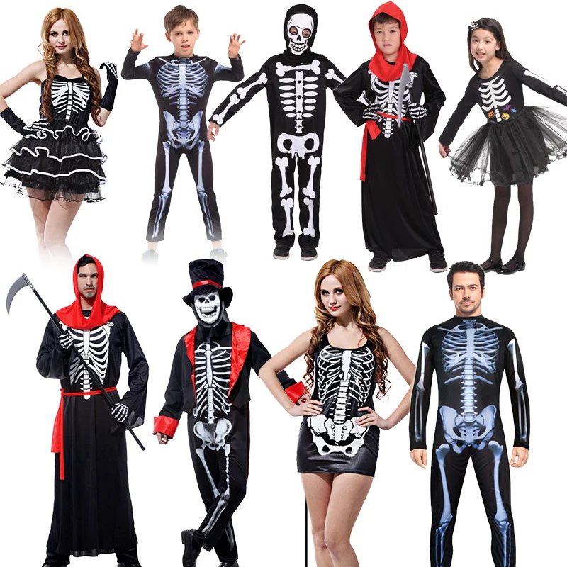 Wonderful moderately Key Bărbați Adulți Femei Costum De Halloween Cosplay Craniu Diavolul Fantomă  Costume Cu Schelet De Imprimare Zombie Haine ~ Vanzare - Infocurs.ro