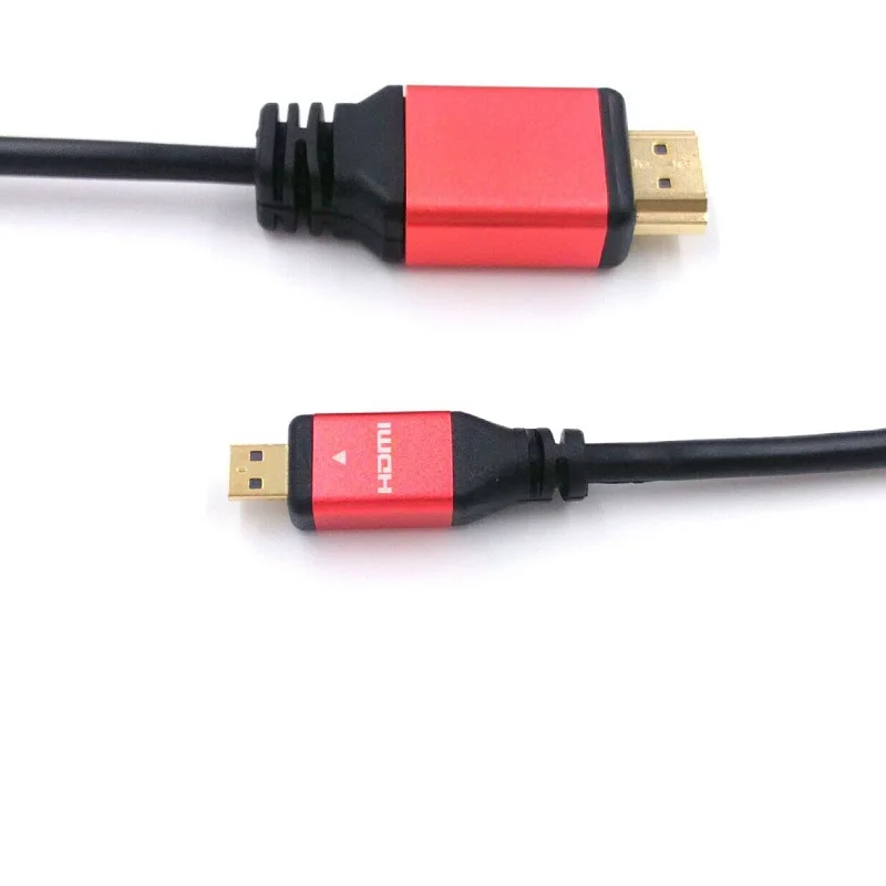 Scissors Sitcom Laziness Micro hdmi cablu 3ft 1m 1,5 m 2m 3m v1.4 Micro HDMI la cablu HDMI cu  Ethernet pentru telefoane mobile pentru win8 4kx2k noi coajă de metal ~  Digital cabluri - Infocurs.ro
