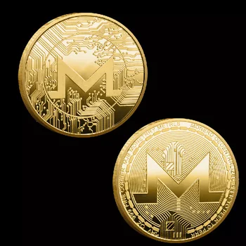 Noua Colectie Cryptocurrency Monede Da Nu de Aur Dogecoin Xrp Cardano Shiba Inu Bitcoin pentru Colecționar de Monede