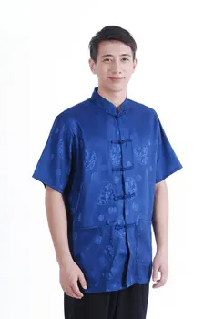 Shanghai Poveste noi de vânzare din satin Chineză cămașă îmbrăcăminte tradițională chineză kung-fu chinez Camasa barbati chinezi tricou M2066