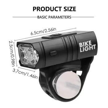 LED Biciclete Față Lampă de Înaltă Qualiy Durabil 3 Moduri de Lumina Anti-Toamna Non-alunecare rezistent la apa USB Reîncărcabilă Drum Faruri de Bicicletă