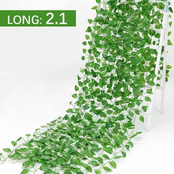 Plante Artificiale Decor Acasă Fals Viță-De-Vie Verdeață Cameră Decor Verde Frunze De Perete Liana Ivy Liane Decorative Frunziș