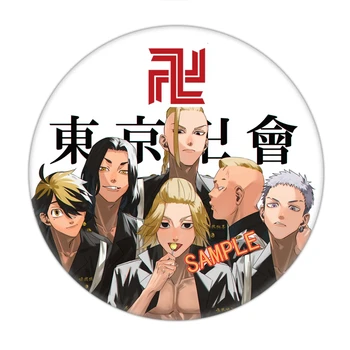 Tokyo Răzbunătorul Anime Pin Broșă Cosplay Manjiro Ken Takemichi Hinata Atsushi Embleme Metalice Pentru Haine Rucsac Decor