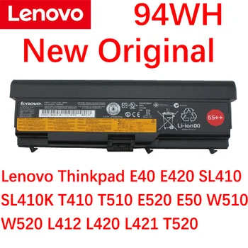 Lenovo Thinkpad E40 E420 SL410 SL410K T410 T510 E520 E50 W510 W520 L412 L420 L421 T520 Original 42T4791 Baterie Laptop 55++