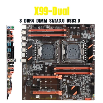 Dual CPU X99 placa de baza LGA 2011-v3 E-ATX USB3.0 SATA3 8 module de memorie DDR4 cu dual Xeon procesor cu dual slot M. 2 2011-3
