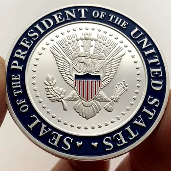Statele unite ale americii Alegerea Președintelui Joe Biden Suveniruri Monede Președinte al SUA Placat cu Argint de Colectie Monede Comemorative