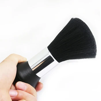 Barba Perii De Păr Curățare Perie Moale Gât Fata Duster Negru Salon De Tăiere De Coafură Instrumente De Styling Frizer Accesorii