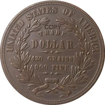 1873 Statele Unite ale americii $1 Dolar monede COPIA de Tip 1