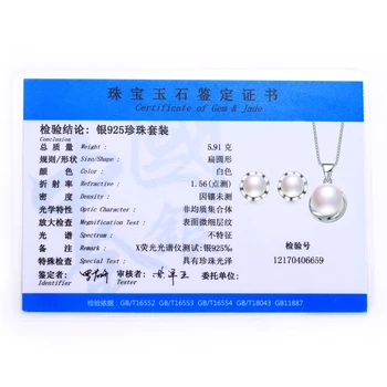 Dainashi Fierbinte de Argint Seturi de Bijuterii Pandantiv Colier & Cercei Natural Pearl Bijuterii seturi de Petrecere pentru Femei Bijuterii