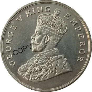 India Britanică 8 Ana George V, 1919 Placat cu Nichel Copia Monede MONEDE Comemorative