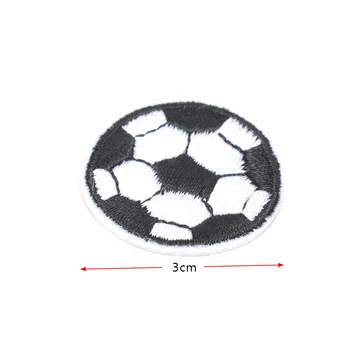 10buc/lot Brodate Fotbal Patch-uri de Blugi Decor lucrate Manual de Fier-Pe Îmbrăcăminte Appliqued Cusut Haine Patch-uri Autocolante