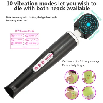 Multi-viteza G-spot Mare AV Vibrator Vaginal Masaj de Stimulare Clitoris Masturbator Jucărie de sex Masculin Sex Feminin Jucărie pentru Adulți Produse
