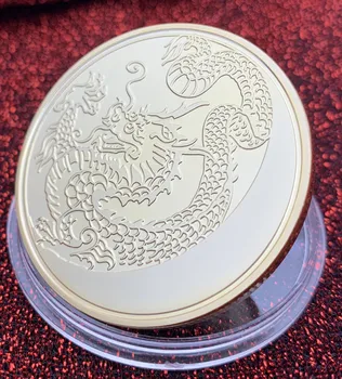 Rus Dragon Colectie De Suveniruri Monede Placate Cu Aur De Colectare Cadou Monedă Comemorativă