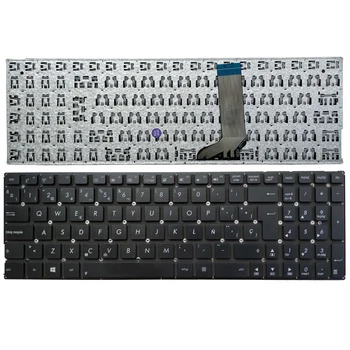 Noi spaniolă/SP Tastatura laptop pentru ASUS X556 X556U X556UA X556UB X556UF X556UJ X556UQ X556UR X556UV R558UA R558 negru, fara rama