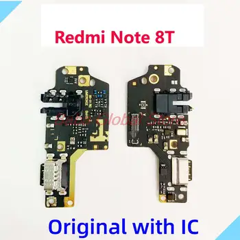 Original Portul de Încărcare Flex Pentru Xiaomi Redmi Notă 8T Taxa de Bord Pcb Dock Conector Usb Socket Placa de Cablu Panglică