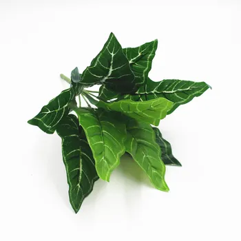 9 Capete De Artificiale Frunze Verzi Aranjament Floral Verde Plante Artificiale Nunta Acasă Decoratiuni De Gradina Masa Constantin