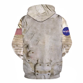 Imprimare 3D Astronaut Hanorac Copii Barbati Femei Unisex Cosplay Astronaut Tricoul Toamna Rece de Înaltă Calitate, Haine de Moda de Stradă