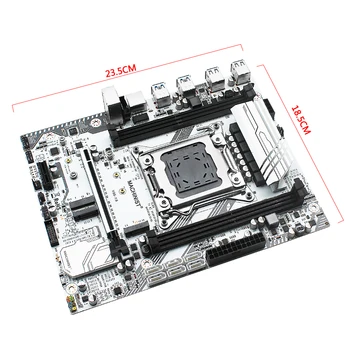 MAȘINIST X99 Placa de baza LGA 2011-3 Set Kit Cu procesor Intel Xeon E5 2650 V4 Procesor 16G(2*8) DDR4 2133 mhz ECC Patru Channe X99-K9