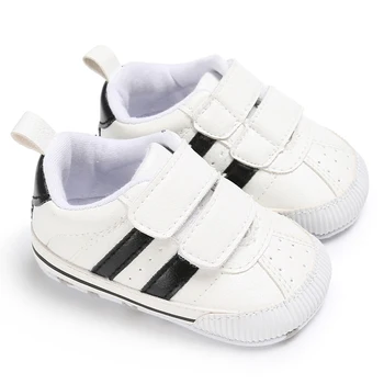 Pudcoco Pantofi de Moda Copilul copil 0-18M Talpă Moale Cârlig Buclă Prewalker Adidași Boy Girl pentru copii Sport din Piele Non-Alunecare Pantofi