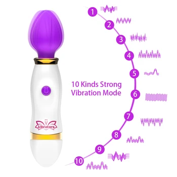 12 Viteze Glonț Puternic Vibratoare Pentru Femei Baghetă Magică Corp Masaj Vibrator Jucarie Sexuala Pentru Femeie Stimula Clitorisul Sex Feminin