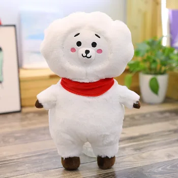 Kpop Idol Coreean Celebritati Grup De Suport Papusa De Plus Câine Oaie Koala Cal Iepure Inima Jucării Umplute Peluche Fanii Fată Cadouri