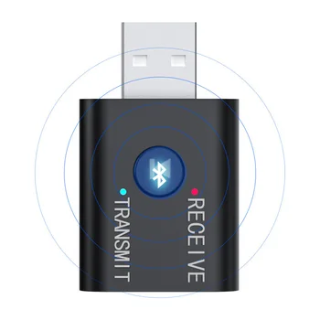 2 In1 USB Wireless Adaptor Bluetooth 5.0 Emițător Bluetooth pentru Calculator TV Laptop Vorbitor Adaptor setul cu Cască Bluetooth Receptor
