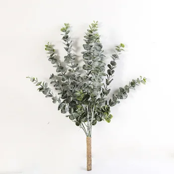 NOI din Plastic de Eucalipt Ramură de Copac De Crăciun de Nunta Decor Acasă Aranjament de Flori Faux Frunze Eucalipto Ramuri