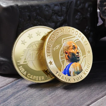 Lakers Kobe Bryant Stele Monede Comemorative Cadou Medalion Colectie Jucător de Baschet Insigna Suveniruri pentru Kobe Bryant Fani