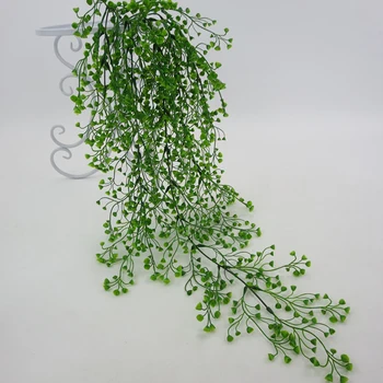 82cm Perete Artificial de Plante Rattan de Viță de vie Casa Gradina Ghirlanda Decor Nunta Simulare de Aur Bell Frunze Verzi de Plante