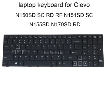 Inlocuire tastaturi N155SC lumina de fundal tastatură pentru Toshiba N150RF N151SC MP 13H83USJ430D US English negru, cu cadru de laptop-uri reale