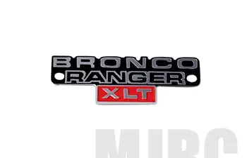 2 buc Oțel Inoxidabil Stereo Logo-ul Insigna Metalică Pentru 1/10 Bronco Ranger Rc Șenile Mașină Trx4 TRX-4 82046-4
