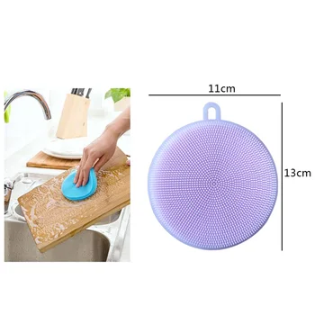 Detergent pentru bucătărie de Spălat Instrument Multifuncțional Perii de Curățare Vas de Silicon Castron bureților Oala Tigaie Spălați Perii 1buc